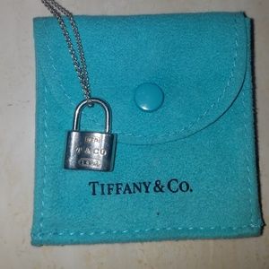 Tiffany & Co. Retired 1837 padlock pendant